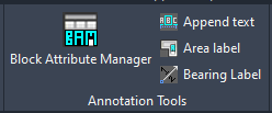 CMI Tools for AutoCAD - AnnotationTools Panel