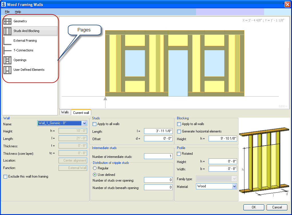The Advantage Of Revit Subscription Wood Framing Walls Cad Masters - How To Layout A Wood Frame Wall In Revit